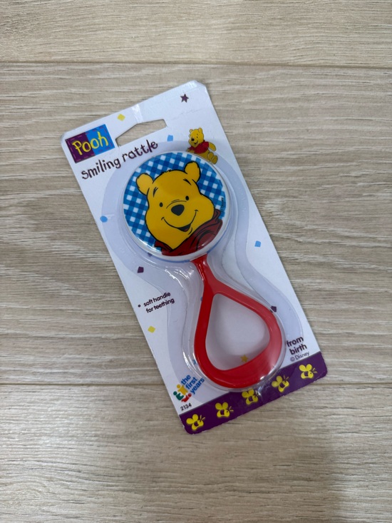 Winnie-the-Pooh Other - NEW Pooh Winnie-The-Pooh Vintage 1995 Smiling Rattle